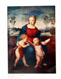 Old Antique Print The Madonna Del Cardellino Raphael Uffizi Gallery 1911 20th