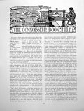Antique Print Bookshelf Royal Copenhagen Porcelain Foreign ArtPages 1911