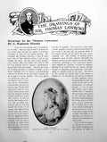 Original Old Antique Print The Drawings Sir Thomas Lawrence AnnePages 1911