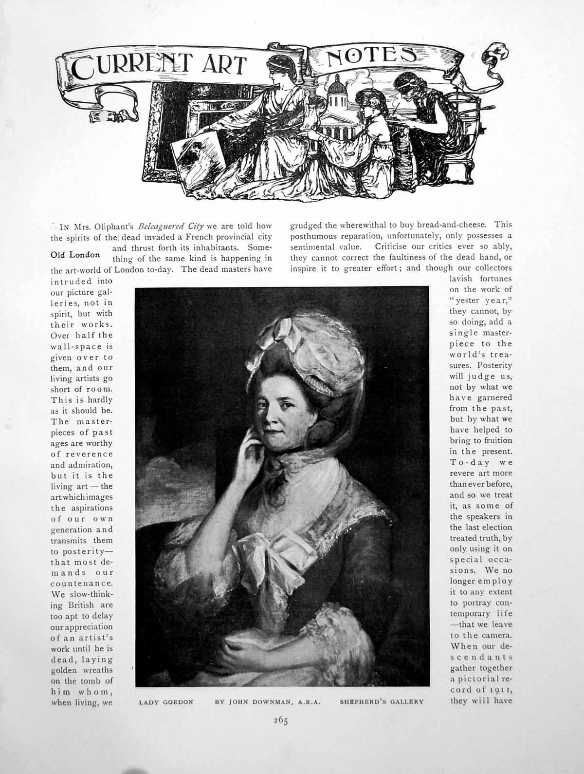 Antique Old Print Art Notes Lady Gordon Skating Lesson G MorlandPages 1911