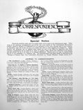Old Antique Print Correspondence Lady Flock Birds GenealogyPage 1911
