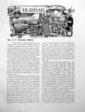 Antique Old Print Durbar King-Emperor H.H The Maharajah BarodaPages 1911