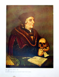 Old Antique Print Sir William Butts Md Ad 1543 Hing Skull Paperwork 1911