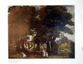 Antique Print Water Lane Dedham By John Constable Family Trees Church 1911 20th