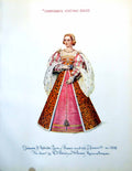 Antique Old Print Eleanore Austria Queen France Second Wife Francis 1St 1911