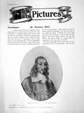 Antique Print Plumbagos Miniatures In Lead Pencil Weymer MillsPages 1912