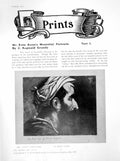 Antique Old Print Mr. Fritz Reiss'S Mezzotint Portraits Part IPages 1912