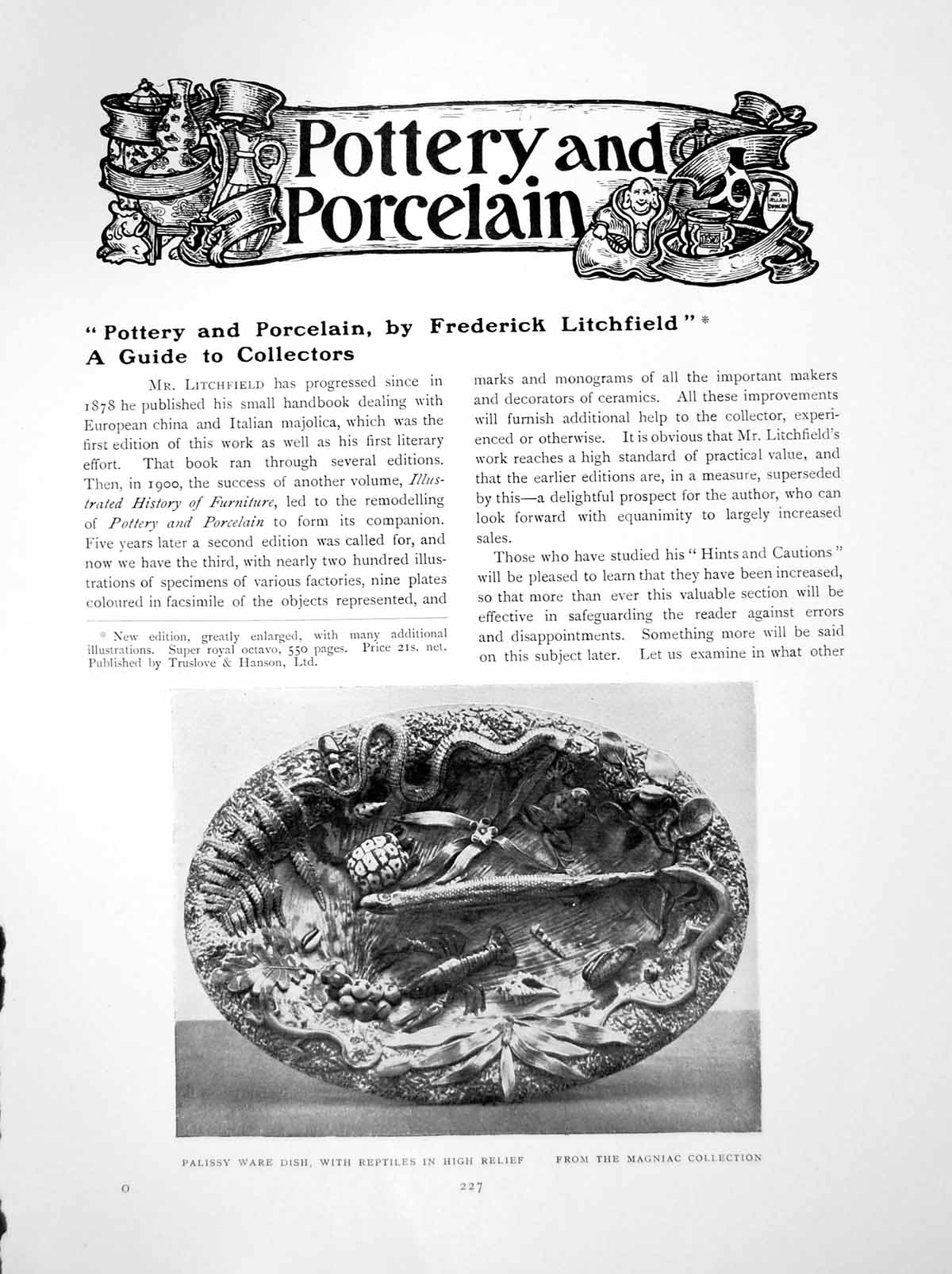 Antique Old Print Pottery And Porcelain A Guide To CollectorsPages 1912