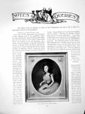 Antique Print Portrait Miss ham Gleam Before The Storm NotesPages 1912