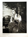 Antique Print The Honble. Mrs Stanhope Joshua Reyns Engraved Jr Smith 1912 20th