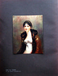 Antique Old Print Miss De Vismes Sir Henry Raeburn R.A. Lady Fur Coat 1912 20th