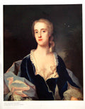 Old Miss Hannah Russell Attributed To William Hoare Blue Velvet 1912 20th