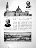 Old Print City And County Borough Cardiff Part I View From WPages 1913