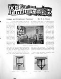 Old Print Cottage And Farmhouse Furniture Cricket Table OakPages 1913