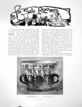 Antique Print Sale Room Staffordshire Tyg Toft Dish PortobelloPages 1913