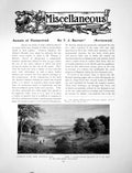 Old Antique Print Annals Hampstead Reviewed Highgate PondsPages 1913