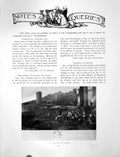 Old Print Notes Queries Unidentified Painting Fortress PeoplePage 1913