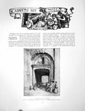 Antique Print Art Notes Cour Du Dragon Paris Chateau D'AmboisePages 1913