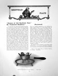 Antique Old Print History Sheffield Plate Reviewed Pipe LighterPages 1913