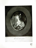 Original Old Antique Print Mrs Hartley In The Character Elfrida Engraving 1913
