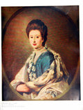 Antique Old Print Portrait Lady Pe Falconet Permission Edward Gallery 1913 20th