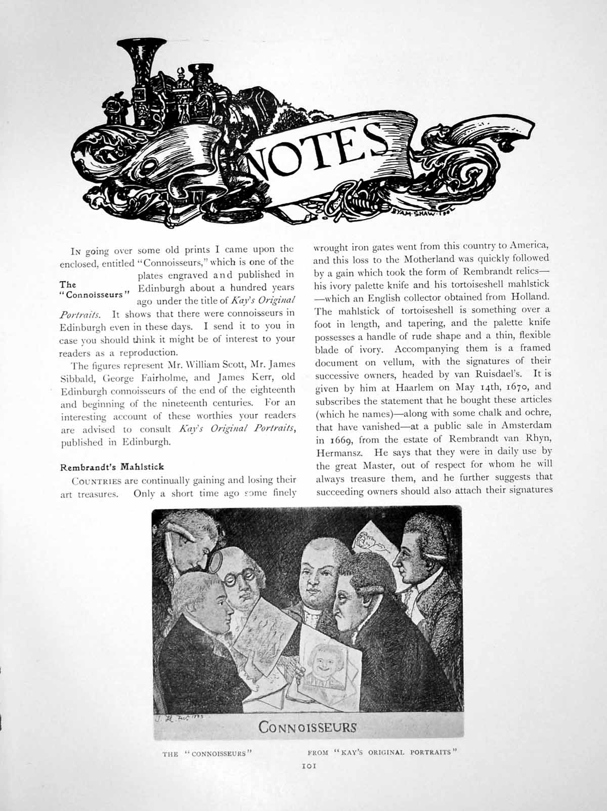 Original Old Antique Print Notes The Connoisseurs Box DominoesPages 1911