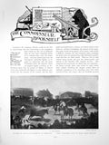 Antique Old Print Bookshelf Bull-Fight Goya King KhouniatonouPages 1914