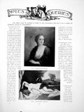 Antique Old Print Notes Queries Unidentified Portrait PaintingPage 1914