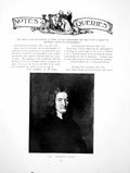Antique Old Print Queries Unidentified Paintings Busts PortraitsPages 1914