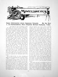 Original Old Antique Print Some Information About Japanese NetsukePage 1914