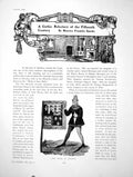 Antique Old Print Gothic Refectory C15Th John Halle SalisburyPages 1914