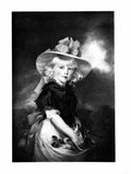 Original Old Antique Print Portrait Hrh Princess Sophia By John Hoppner 1914