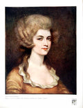 Antique Old Print Miss Whitefoorde From A Drawing After George Romney 1914 20th