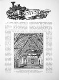 Old Antique Print Notes The Tollhouse Great Yarmouth NorfolkPage 1914