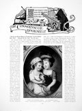Old Print Bookshelf Reade Simon Ethelred Yorke Spoons ChairPages 1911