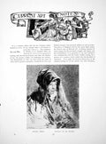 Old Antique Print Art Notes Andrew Geddes Mother CloisonnePages 1914