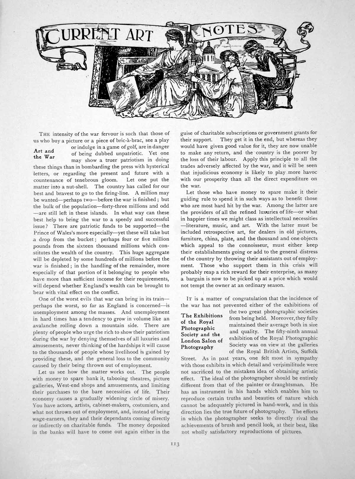 Antique Print Art Notes Stained Glass St. George'S Hanover Sq.Pages 1914