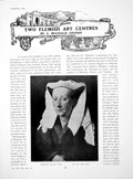 Old PrintFlemish Art Centres Jan Van Eyck Quentin MatsysPages 1914