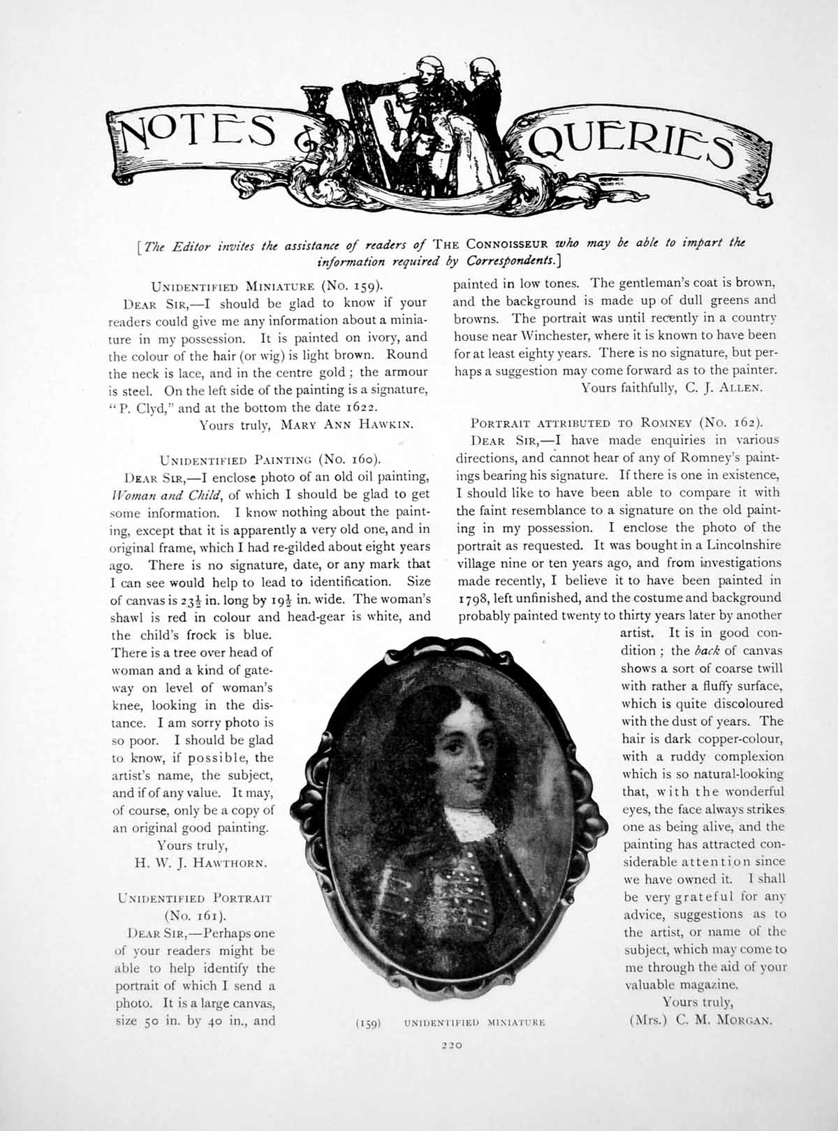 Old Notes Queries Unidentified Miniature Royal ExchangePages 1914