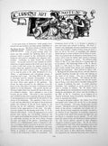 Antique Print Summer Evening Davies Notes Bust Queen ElizabethPages 1914