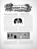 Old Antique Print Peasant Jewellery Holland Hood Head BowsPages 1915
