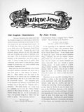 Old Antique Print English Chatelaines Perigal Pendant WatchPages 1915