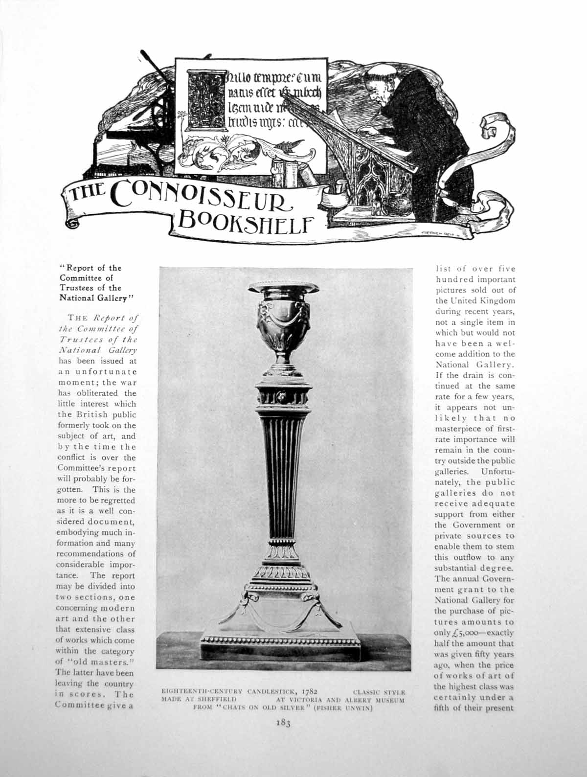 Old Antique Print Report Committee Trustees National GalleryPages 1915