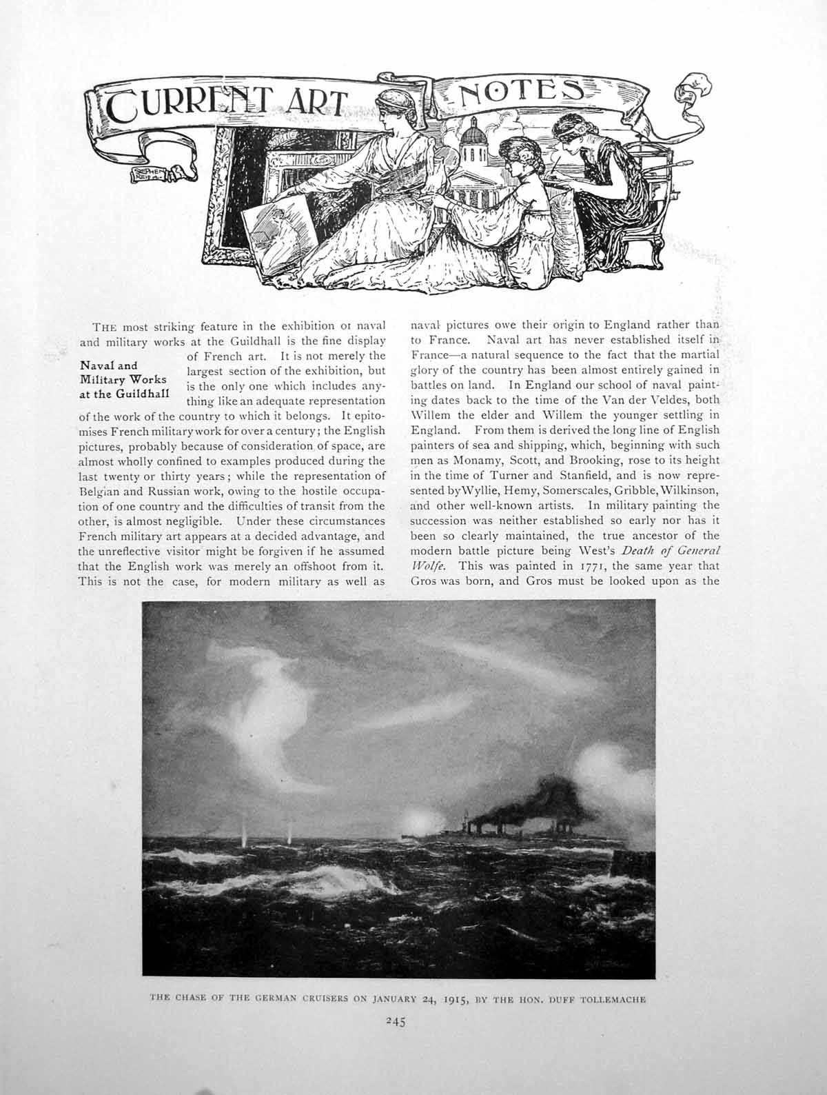 Old Print Art Notes Naval Military Works Chalcedony BottlesPages 1915