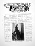 Antique Print Current Art Notes Portrait Gs Pryse Copse MilletPages 1916