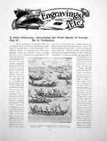 Original Old Antique Print Collection Field Sports Europe Part IiPages 1916