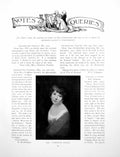 Old Antique Print Queries Unidentified Portrait And PaintingsPage 1916