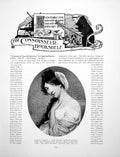Antique Old Print Bookshelf Harriot Mellon Grand Camee De FrancePages 1916