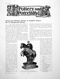 Antique Old Print Naval And Military Heroes In English PotteryPages 1916