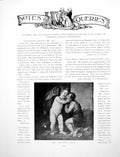 Antique Old Print Unidentified Painting Shakespeare'S BirthplacePage 1916